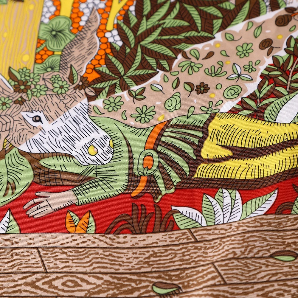 ladies shawl silk scarfs for women stylish super soft digital print cozy luxury extra wide long custom