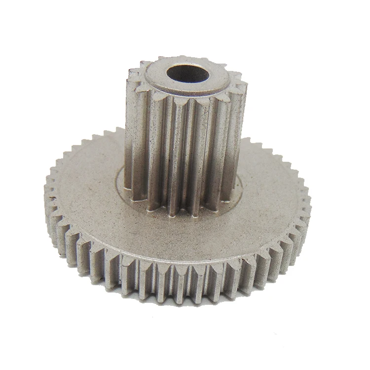 China manufacturer custom metal small transmission double two stage spur gears
