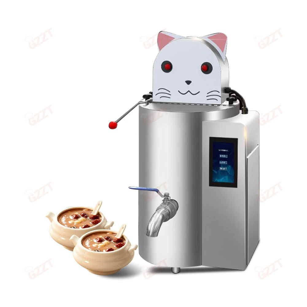 Electric stirring 40L 140L Food Cooking Mixing Pot Soup Porridge Boiler  industrial automatic porridge cooking mixer machine