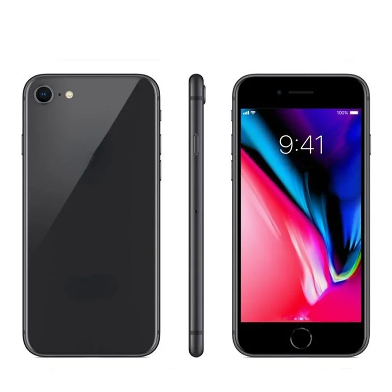 99% новый оригинальный б/у телефон для Iphone 8 plus 3 ГБ ОЗУ 64 Гб/256 Гб ПЗУ 12,0 МП отпечаток пальца Восстановленный смартфон