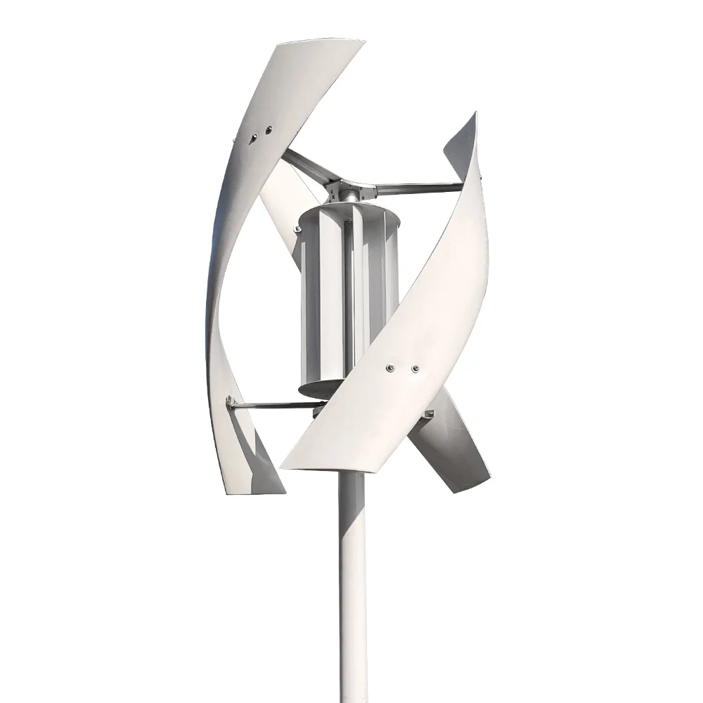 High Efficiency Home Use 1KW 48V 96V Vertical Axis X Type Off Grid Generator System Wind Turbine
