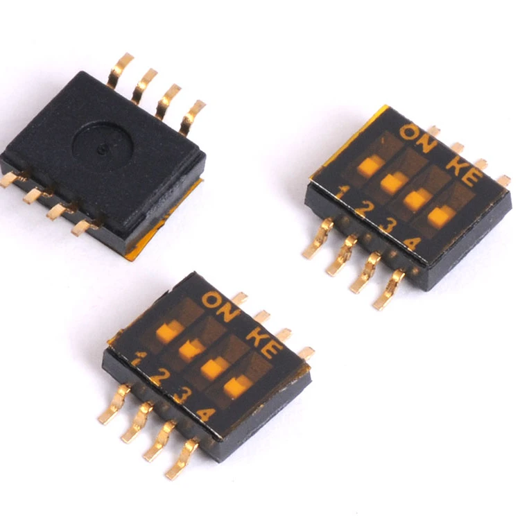 switch dip switch 1.27 mm spacing 4 pin 4P