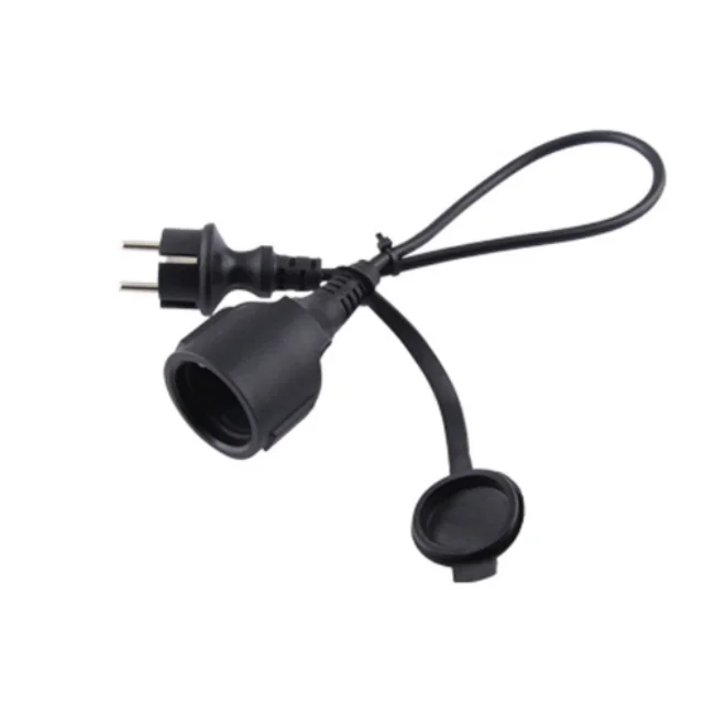 The Outdoor Electrical Equipment Waterproof Plug Power Cord VDE European Standard Extension Cable
