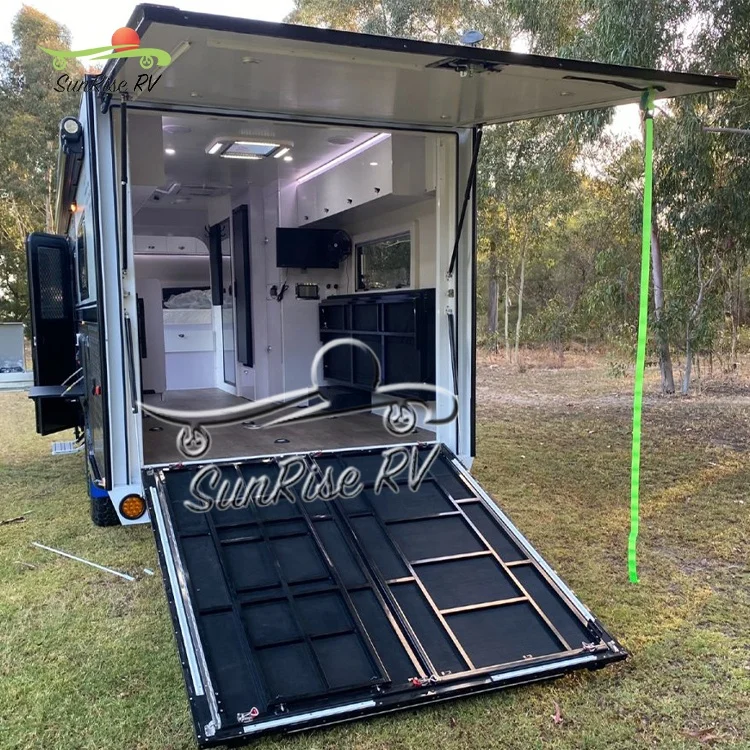 Sunrise RV Австралия & EUR стандартная игрушка Перевозчик для кемпинга дорожный ПРИЦЕП Rv караван с кухней и палаткой продажи