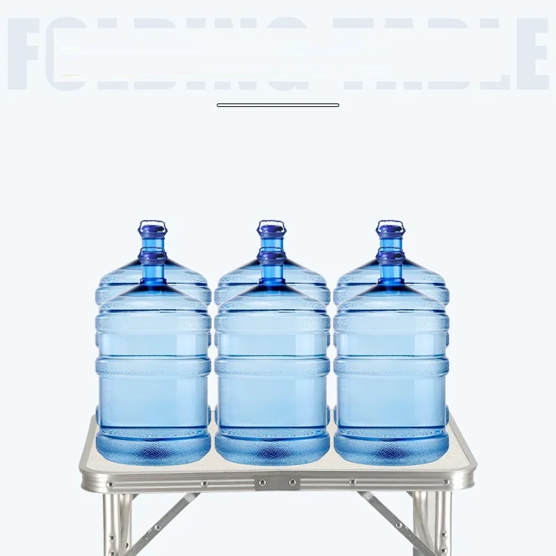 Factory Supply Discount Price Camping Chair Folding Dining Table Aluminium alloy High Top Plastic Table Outdoor Portable Tables