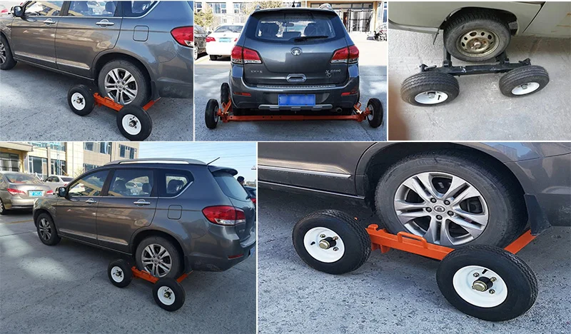High Quality Universal 4 Large Wheels Car Towing Dollys Vehicle Towing Trailer Dolly