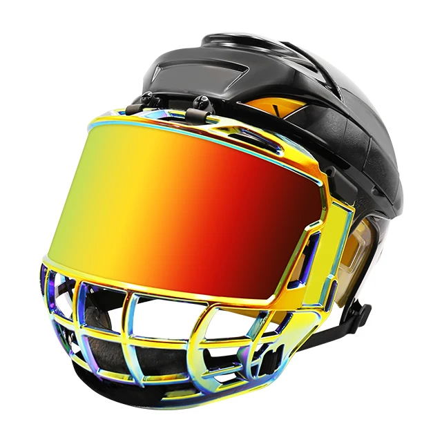 High Quality Ice Hockey Cage Both Side Anti-scratch Inner Italian Anti-fog Lens Ice Hockey Protective Equipment