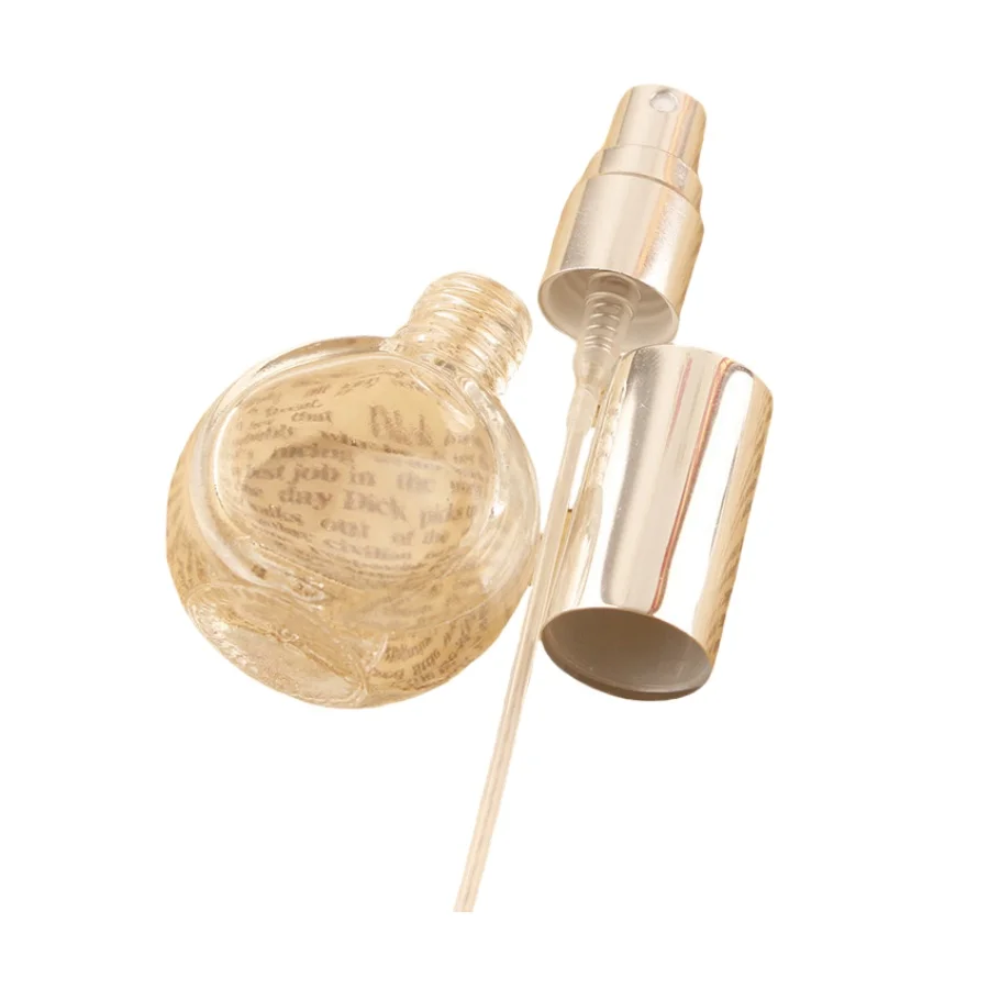 Hot Factory Direct Sales With Plastic Cover Spray Perfume Bottle Small Transparent Glass Bottle Portable Travel New Custom