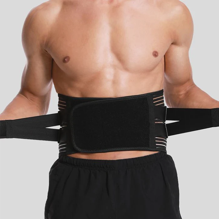 Breathable Lower Back Pain Relief Back Brace Back Support Belt with 6 Stays