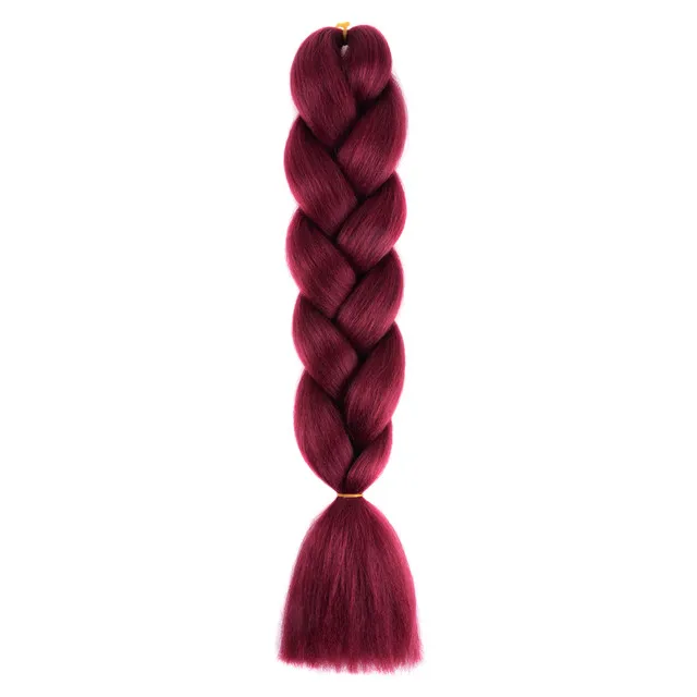 2024 Economic Synthetic Wig Weaves Synthetic Braiding Extensions Jumbo Braid Hair