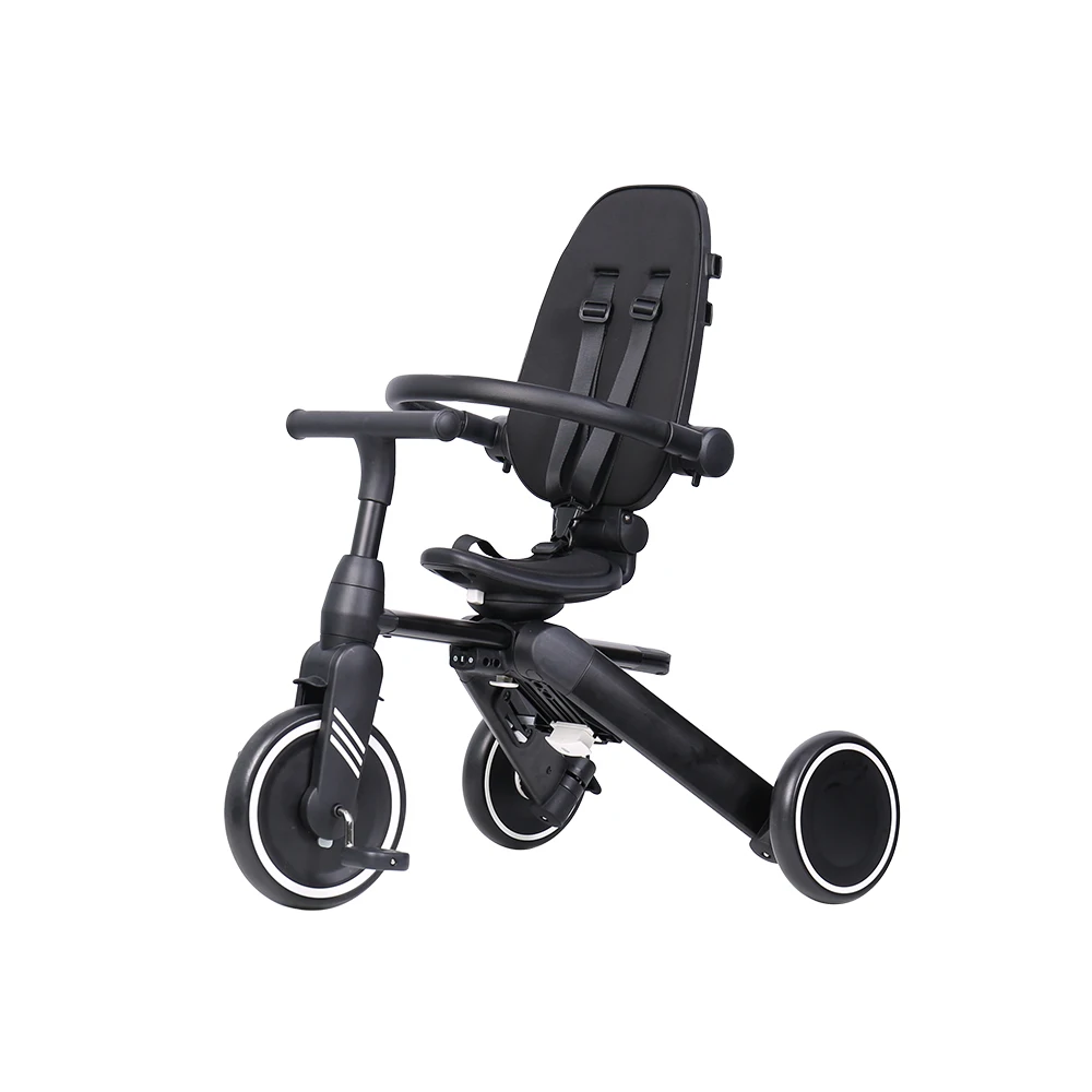 Good Baby Tricycle 7 In 1 For 2-5 Years Old Metal & Plastic Folding Baby Tricycle With Pedals Baby Tricycle 6 In 1 3 Wheel Pedal