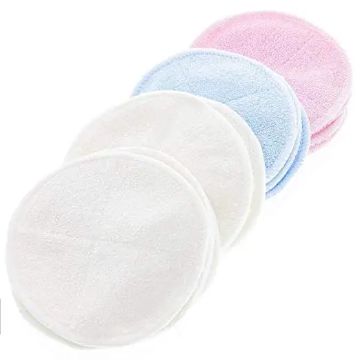 Best Quality Bamboo Cotton Face Reusable Make Up Remover Pads Washable Makeup Remover Pads
