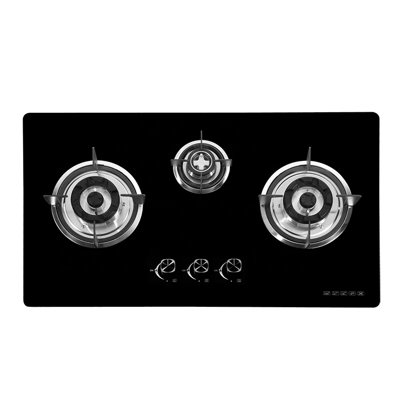 Gas Stove Spare Oem Design Home Kitchen Appliance 3 Burner Gas Hob Super Flame Gas Cooker Cooktops