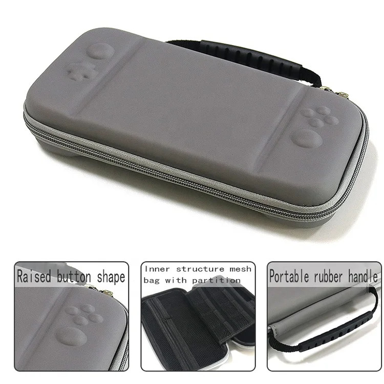 
custom logo portable EVA hard carrying case for travel 3DS Switch 