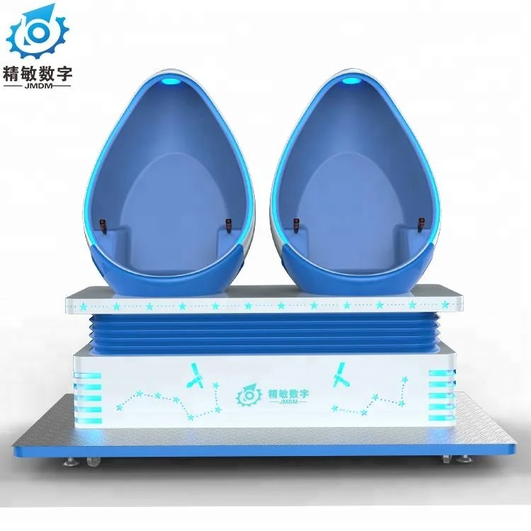 JMDM Two Seats Virtual Reality 9d Egg Chair Vr Device Vr Chair Video Games 9D Cinema Vr Chair For Amusement