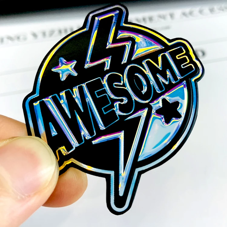 3D Awesome Hologram TPU High Frequency Label