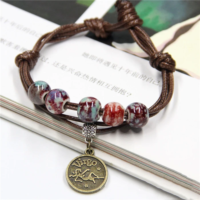 Ceramic Alloy Knitting 12 Jewelry Chinese Zodiac Bracelet