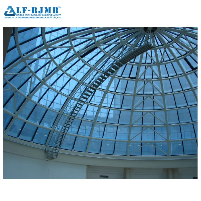 light weight skylight glass dome roof for Church