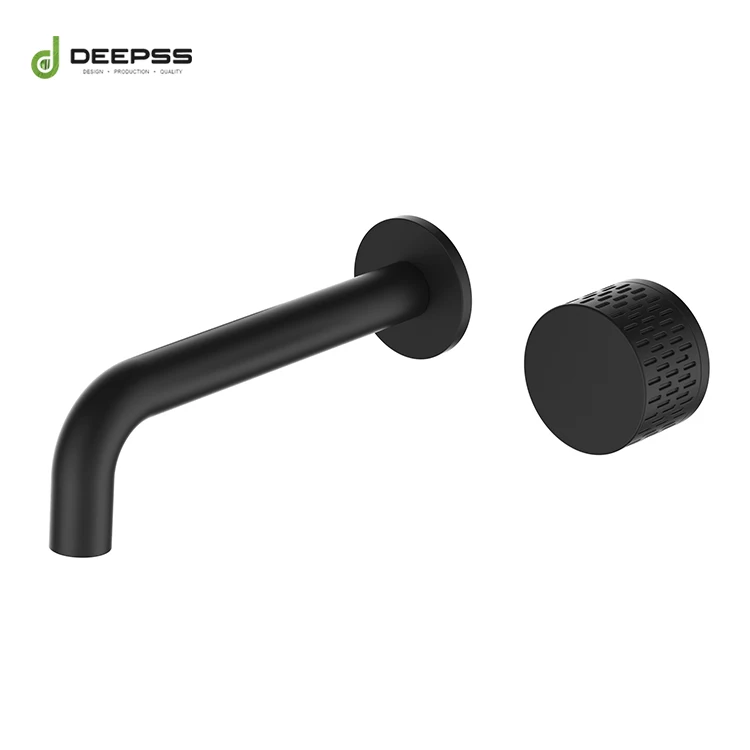 Contemporary 3 Holes Watermark In Wall Brass Chrome Bathroom Faucet