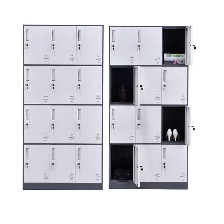 Commercial Furniture Metal Storage Locker Cabinet Steel Personal Belongings Locker For Gym School Office