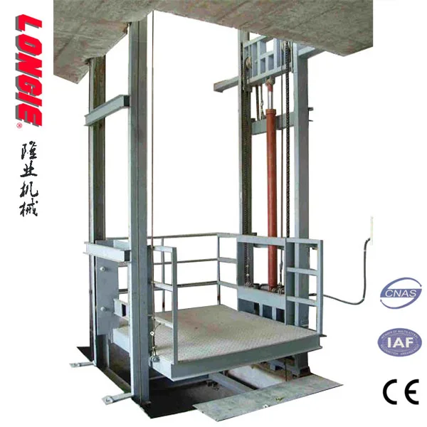 LISJD Hydraulic Vertical Warehouse Cargo Lift Industrial Freight goods Elevator
