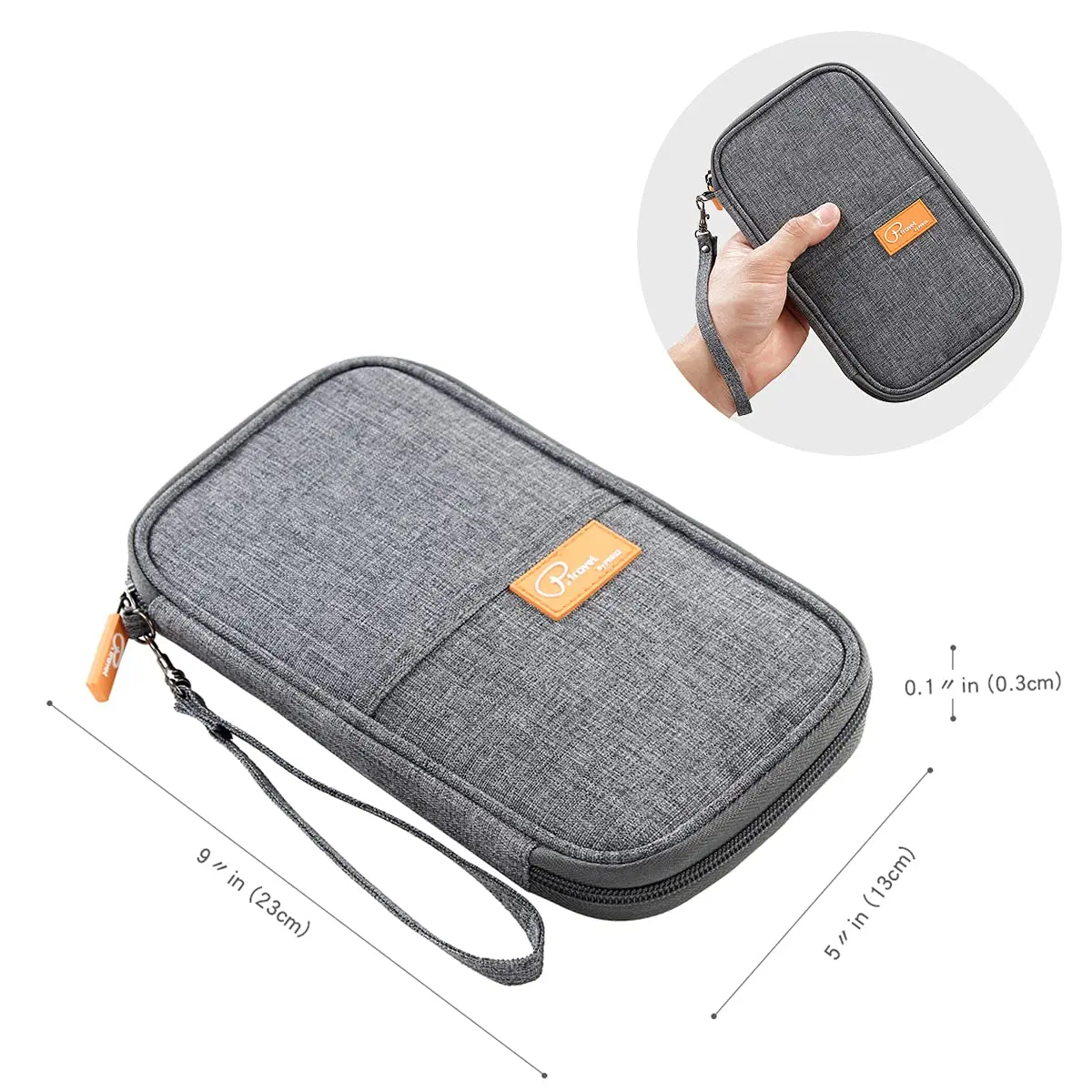 Custom Blank RFID Blocking Wallet Cover Family Travel Document Organizer Passport Holder