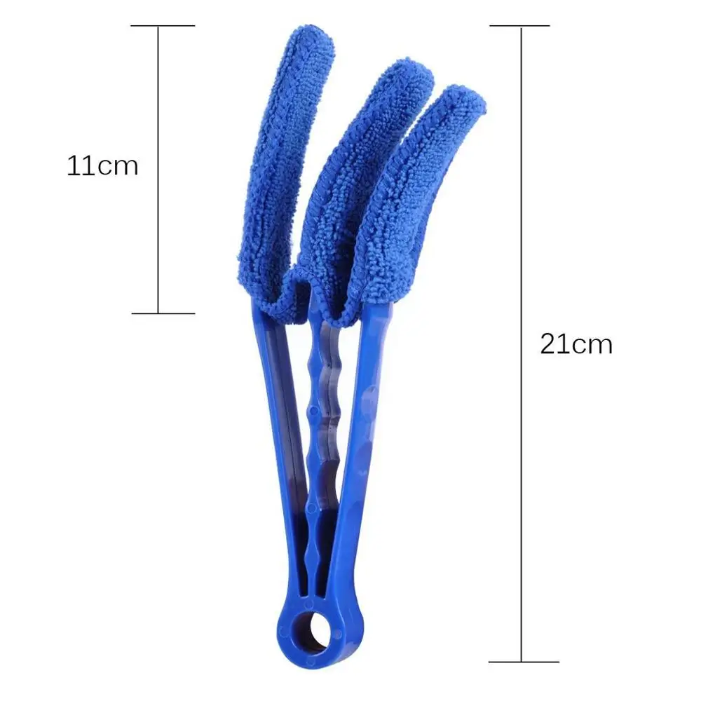 4 Sleeves Air Conditioner Window Shades use dust remove Blind cleaner