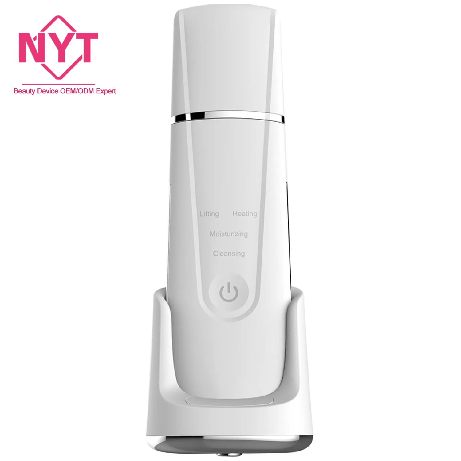 Wireless USB EMS Heating Blackhead Remover Pore Cleaning Beauty Care Tools Ultrasonic Spatula Facial Cleaner Face Skin Scrubber