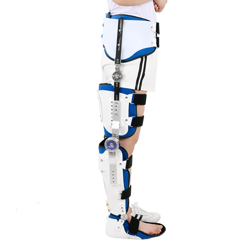 Professional Medical Leg Hinged Bracket Adjustable Orthosis Fracture Orthopedic Hip Knee Ankle And Foot Fixation Support Brace