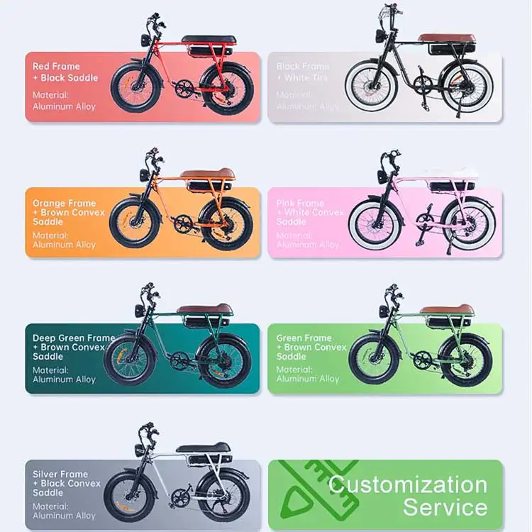 New 20*4.0 Wheel e-bike Bicicleta Electrica 48V 500W 750W 1000W Motor 12.5Ah Battery Fat Tire Electric Bicycle Manufacturer