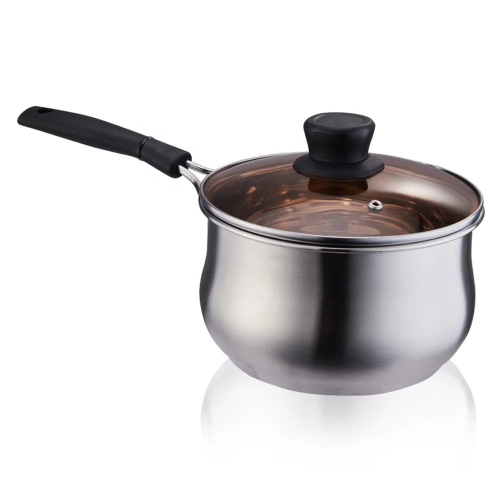 High Quality Pots And Pans Set Stainless Steel Milk Pot Sauce Pan 18cm/20cm With Factory Price