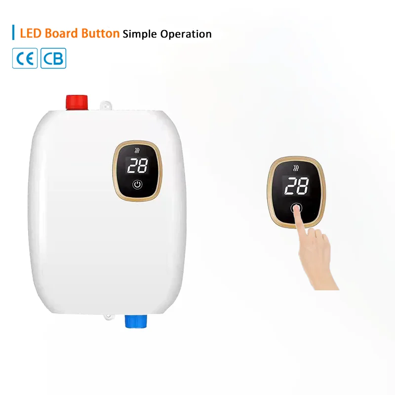 Customized Electric Shower New Style Steel Stainless Power Tank Outdoor Garage Low Power Instant Electric Water Heaters