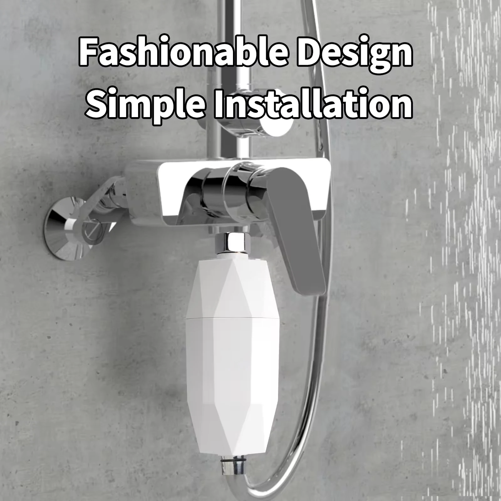 popular with water filter portable vc aroma beads including water purifier home use unique design shower filter