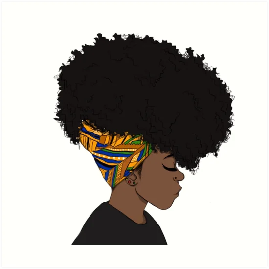 Bling Iron on Afro Girl Hotfix Heat Transfers for Custom Hotfix T-shirts Pattern