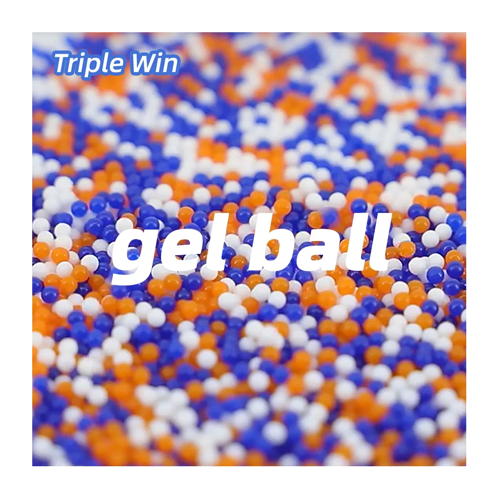 FREE SAMPLE7-8mm Gel Bullet Fun with WATER BEAD gel BLASTER Toy Gun  M4 Water Bead Gun balls