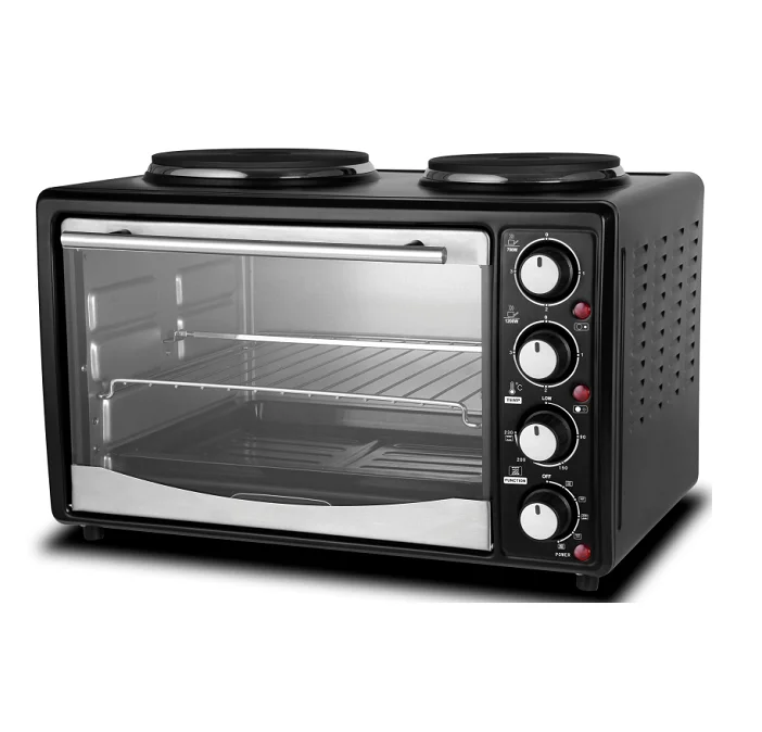 Electric stove oven toaster oven with hotplates home kitchen oven
