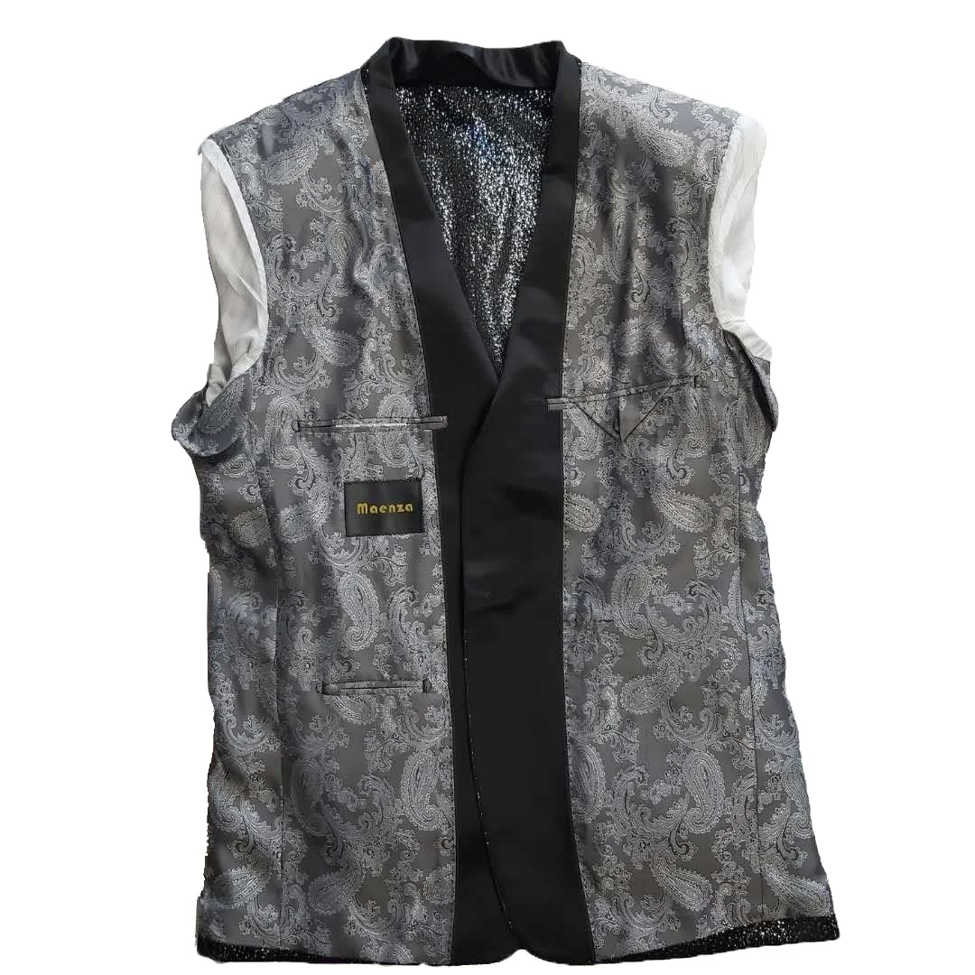 
party wear blazer set for man stage costume fashion new style slim men blazer shawl lapel blazer 