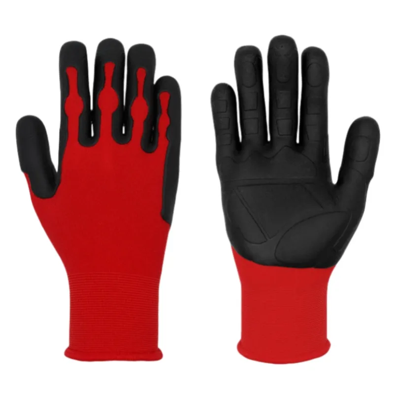 Safety work gloves - Nitrile coated gloves and long-lasting gardening work gloves