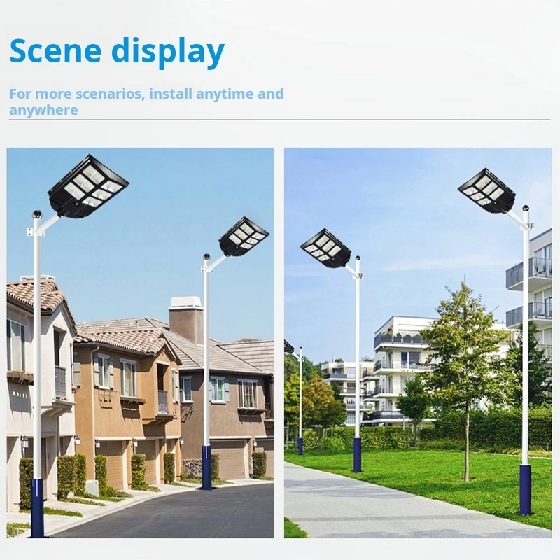 Professional Manufacturing Municipal Engineering Camping Grounds Remote-Controlled Solar Street Light Outdoor With Bettery Years