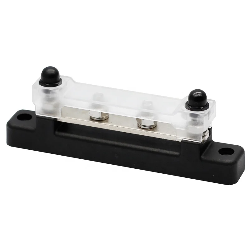 Marine 150A 12V 24V 4 Stud Battery Heavy Duty Bus bar Distribution Terminal Block Positive Negative Bus Bar For Auto Car Boat