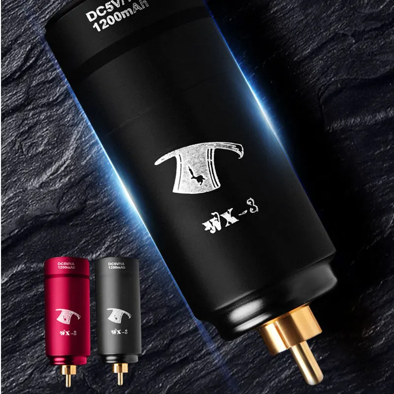 Kissure Mini Wireless Tattoo Power Supply RCA Connector  Rechargeable Battery Pack With LCD Display For Tattoo Pen Machines