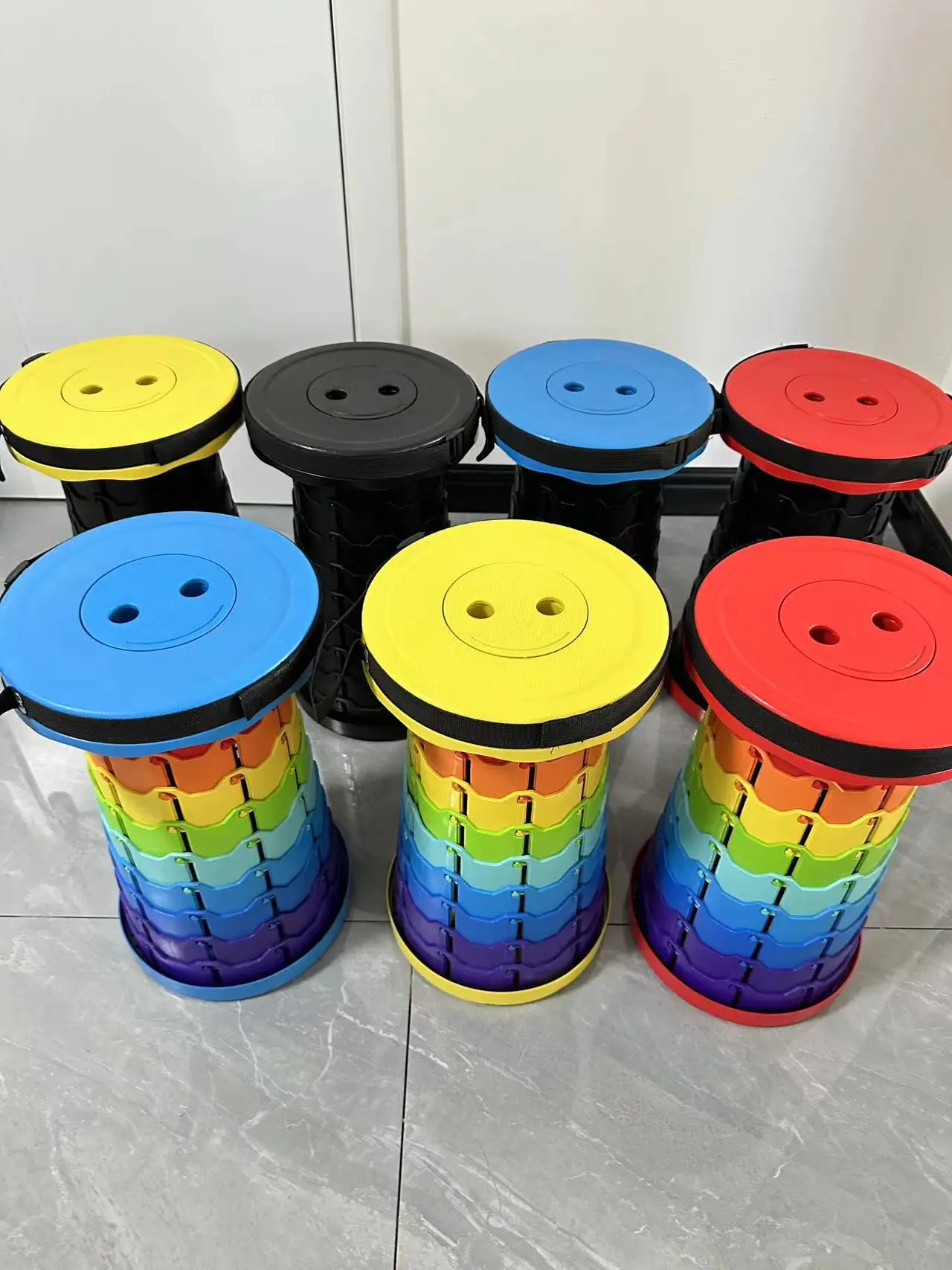 Manufacturer Foldable Folding  Retractable 6-speed control stools Camping Plastic Fishing Garden Chair