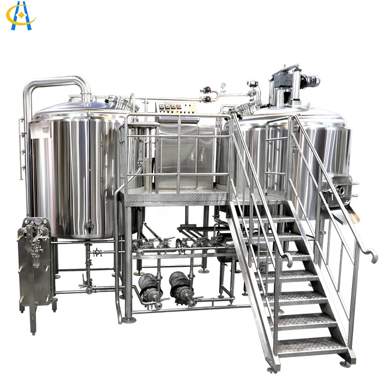 Draft beer 1000l 2000l 5000l home stainless steel beer brewing equipment  with Thermometer