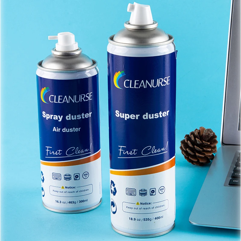 
Non Combustible 300ml Keyboard Computer Portable Cleaner Compressed Gas Air Duster Spary 