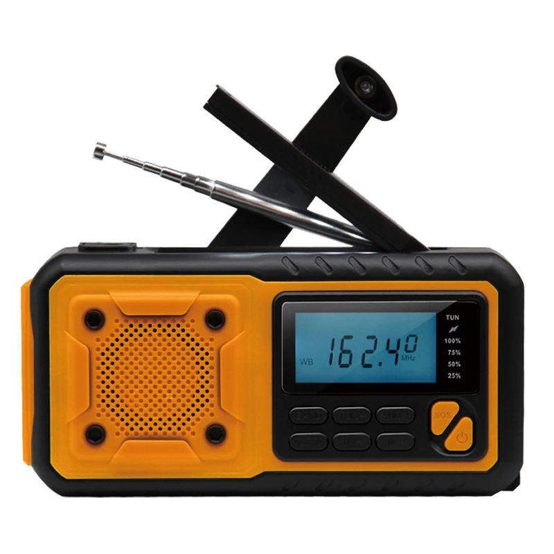 Многофункциональный радиофонарик на солнечной батарее