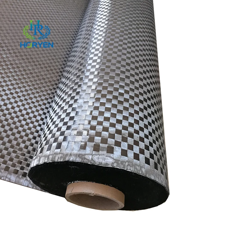 12K 200g Thin Spread Carbon Fiber Stretched Fabric