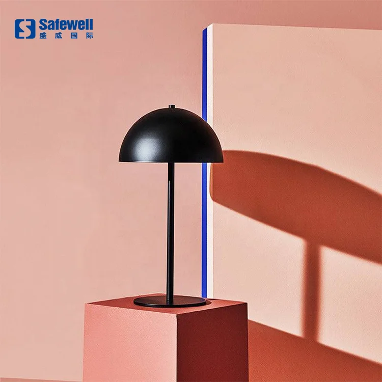 Hot Sale hotel home Decorative bar table lamp Semicircle Lampshade Modern Design Lamp