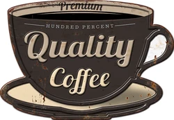 Wholesale Custom Embossed Coffee Bar Pub Sign Metal Crafts Vintage Lighted Tin Poster Signs for Home Wall Decor
