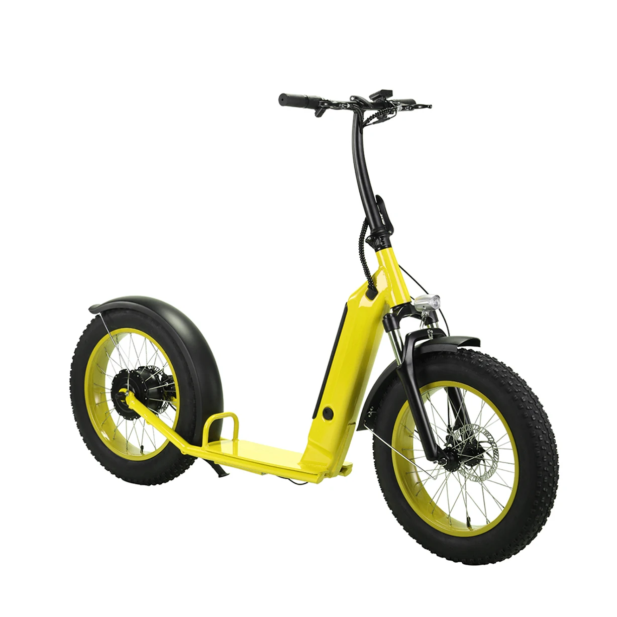 2 wheel 20 inch fat e-scooter snow tyre big 48V 500w adult best e kickbike electric scooter for sale offroad electric scooter