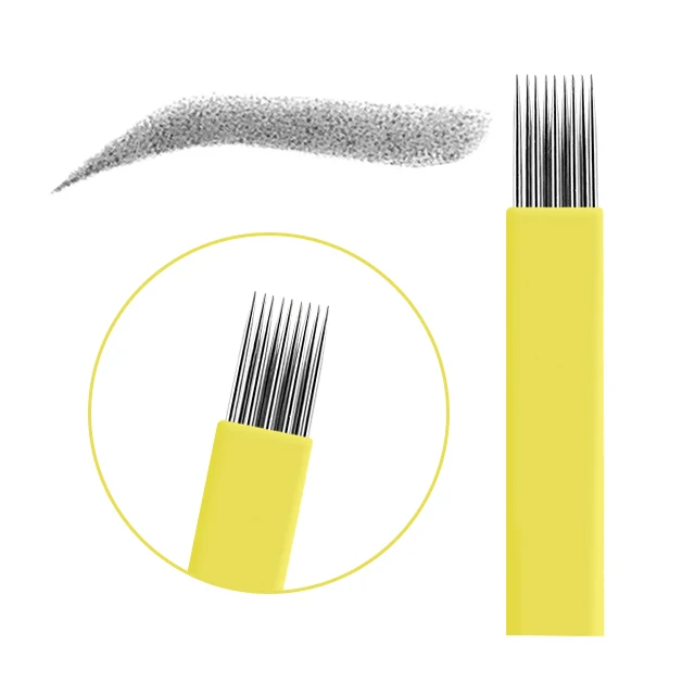 Manufacturing Korean Microblading Needles Disposable Tattoo Blades Microblading Needles Cartridges Microblading Rolling Needle